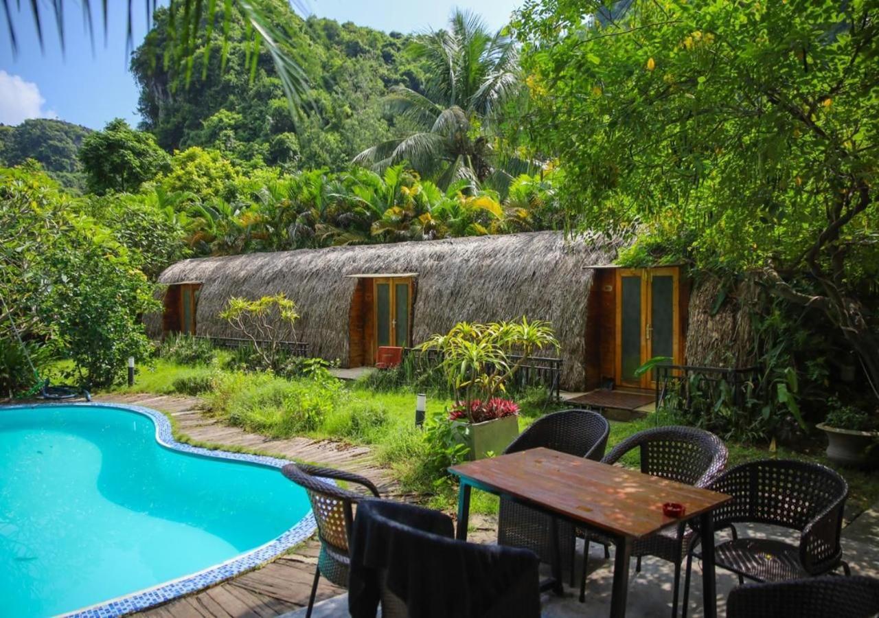Catba Backpackers Hostel & Pool Bar Chan Chau Bagian luar foto