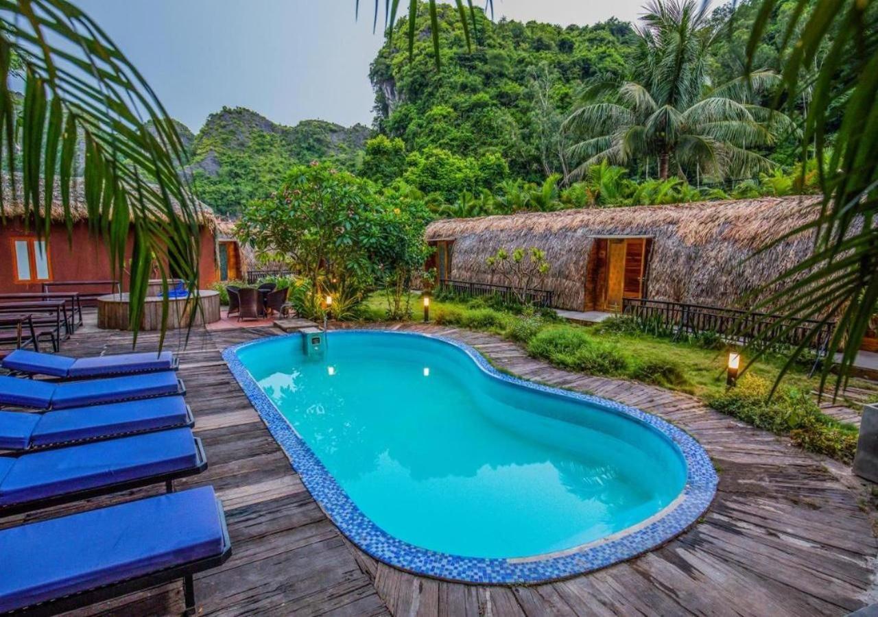 Catba Backpackers Hostel & Pool Bar Chan Chau Bagian luar foto